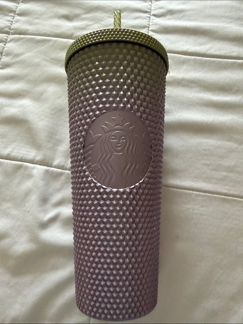 New Starbucks purple/green studded 24oz tumbler